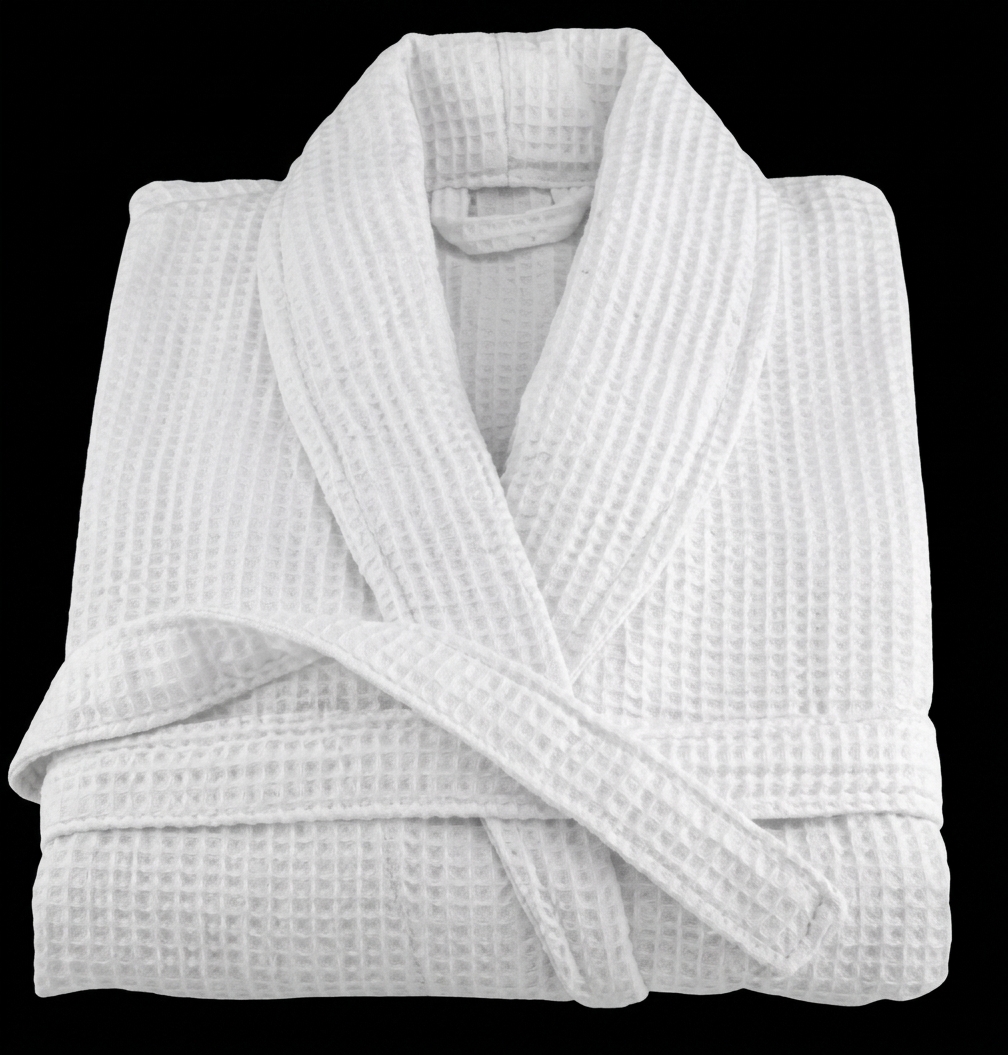 Waffle bathrobe